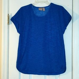 Chico's Sheer Blue Tee